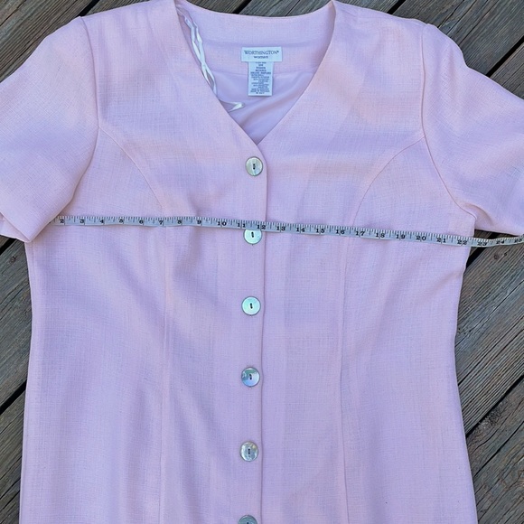 NWT Worthington Woman pink sheath dress 18W - Picture 8 of 11